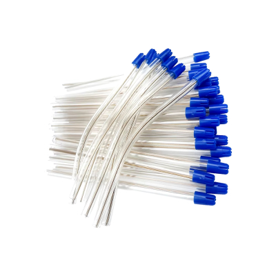 Końcówki do ślinociągu 14,5 cm, 100 szt.